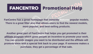 fancentro promotional help