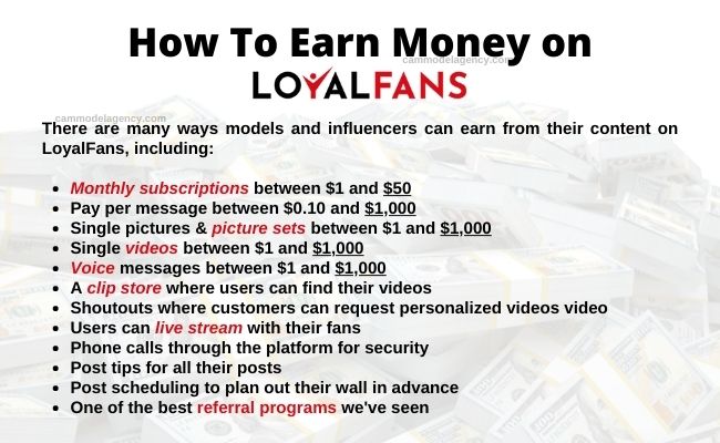 how to earn money on loyalfans
