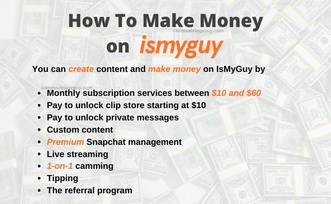 πώς να κερδίσετε χρήματα στο ismyguy