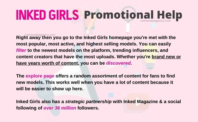 inked girls promotional help
