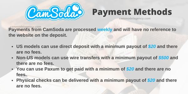 camsoda payment methods