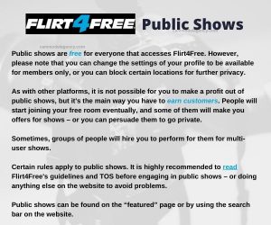public shows flirt4free