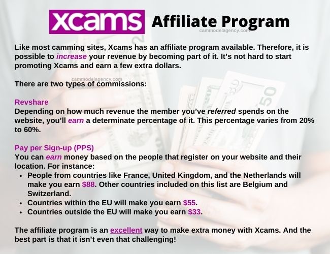 xcams affiliate program