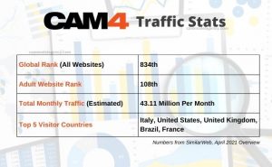 cam4 traffic stats